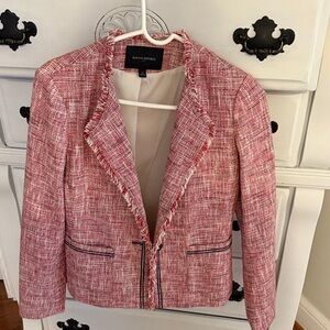 Banana Republic Women's Pink Tweed Blazer